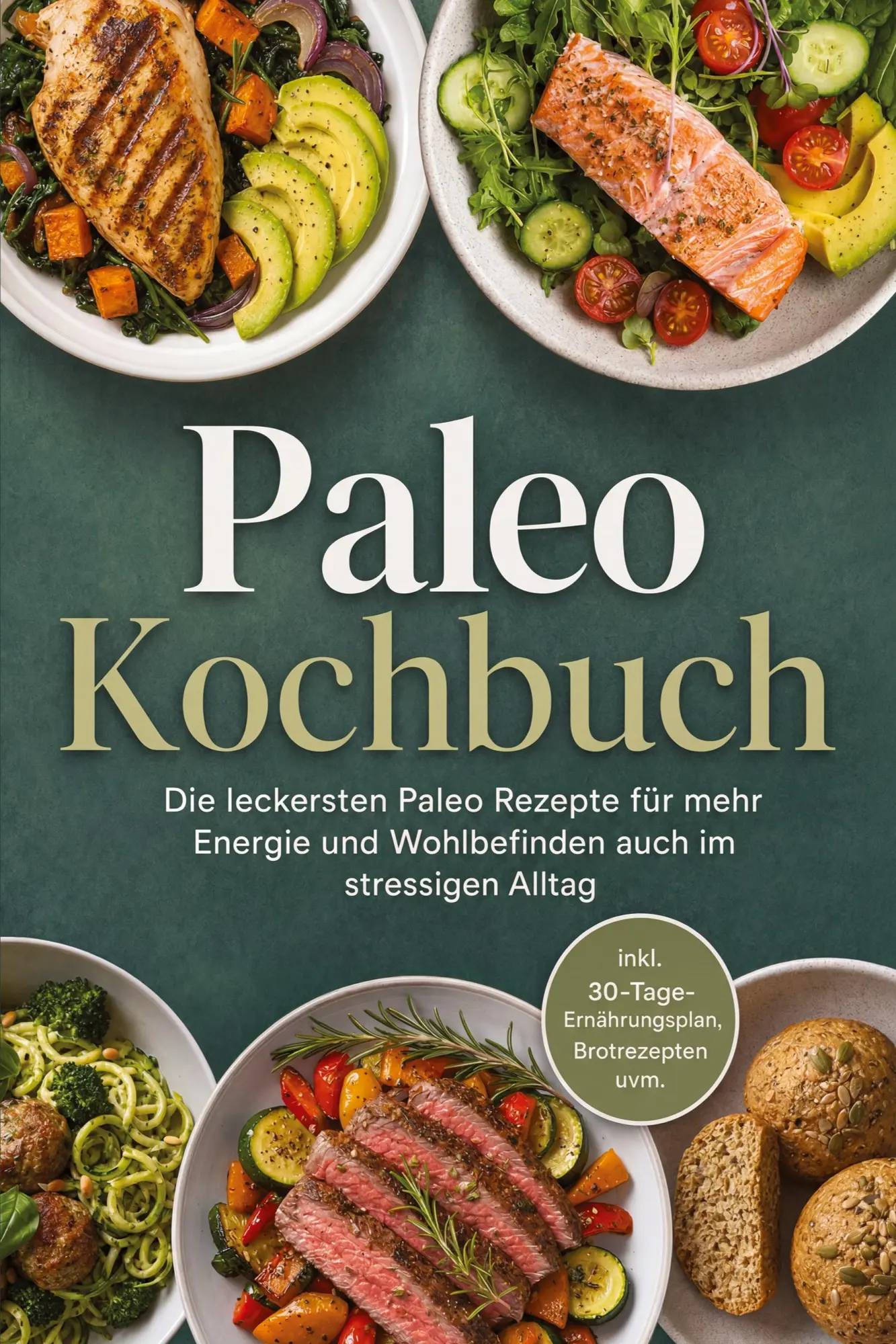 Cover: 9783694380245 | Paleo Kochbuch: Die leckersten Paleo Rezepte für mehr Energie und...