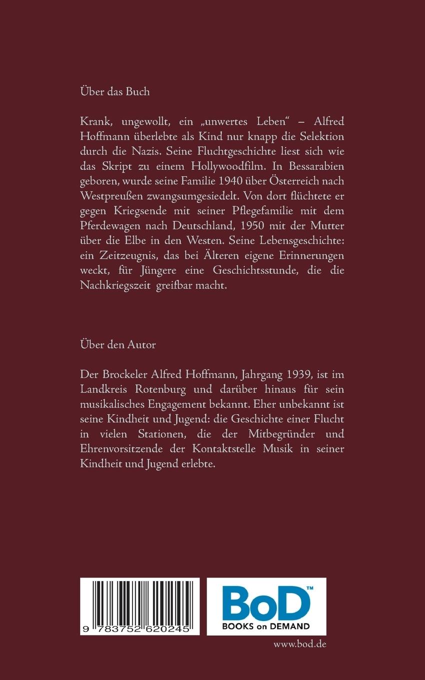 Rückseite: 9783752620245 | Mein (un)wertes Leben | Eine Biografie | Alfred Hoffmann | Taschenbuch