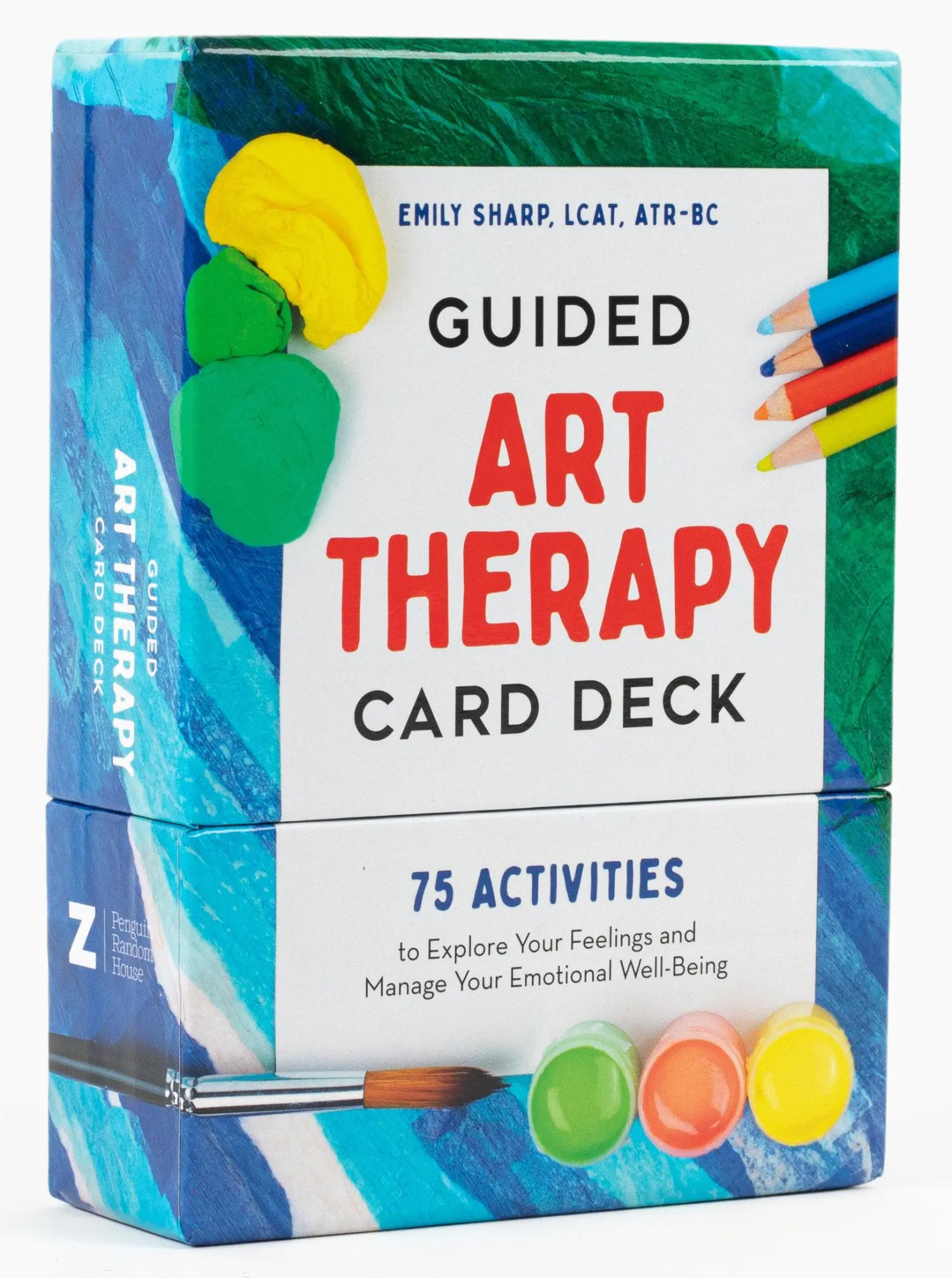 Cover: 9780593690345 | Guided Art Therapy Card Deck | Emily Sharp | Box | Englisch | 2023