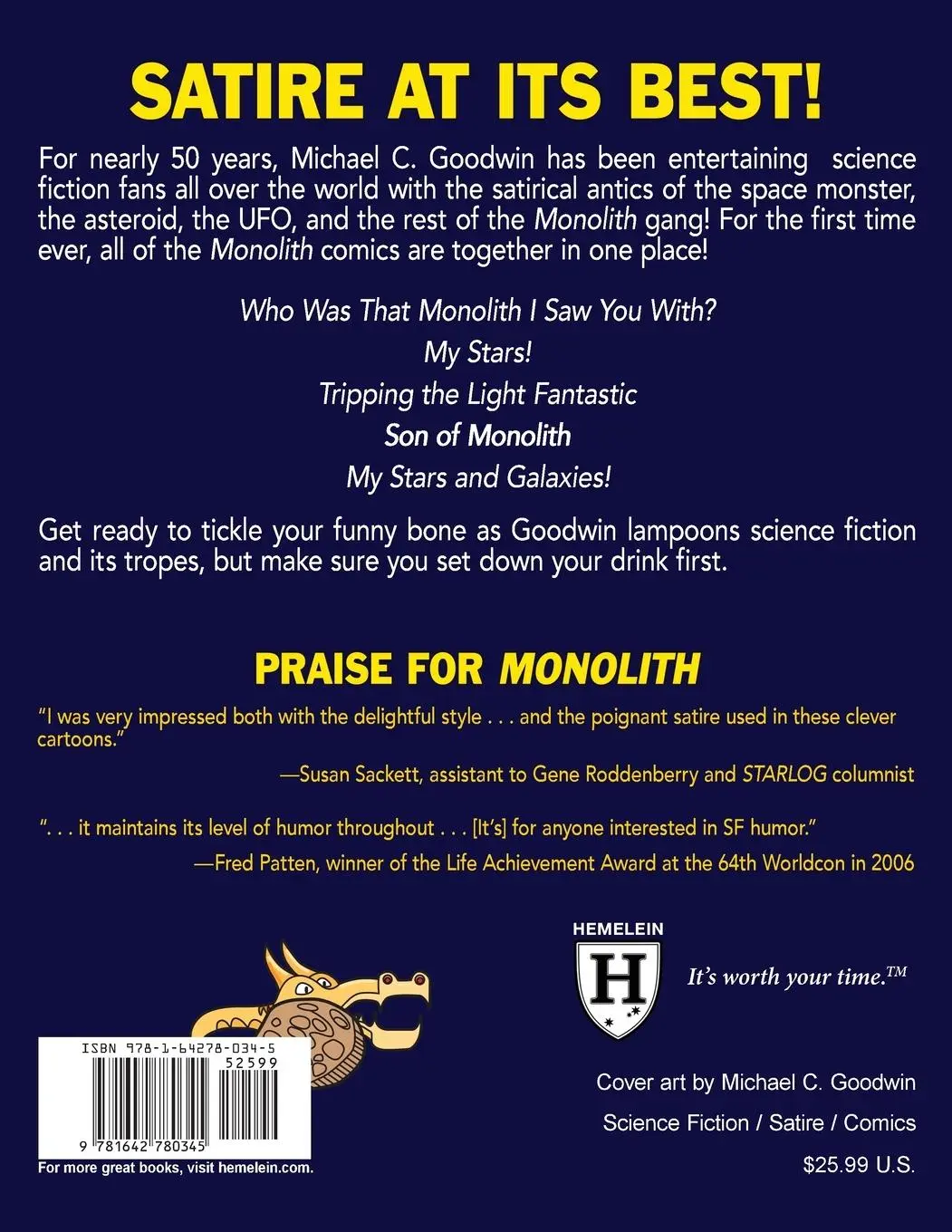 Rückseite: 9781642780345 | All the Monoliths in the Universe | Michael C. Goodwin | Taschenbuch
