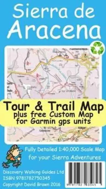 Cover: 9781782750345 | Sierra de Aracena Tour &amp; Trail Map | David Brawn | (Land-)Karte | 2016