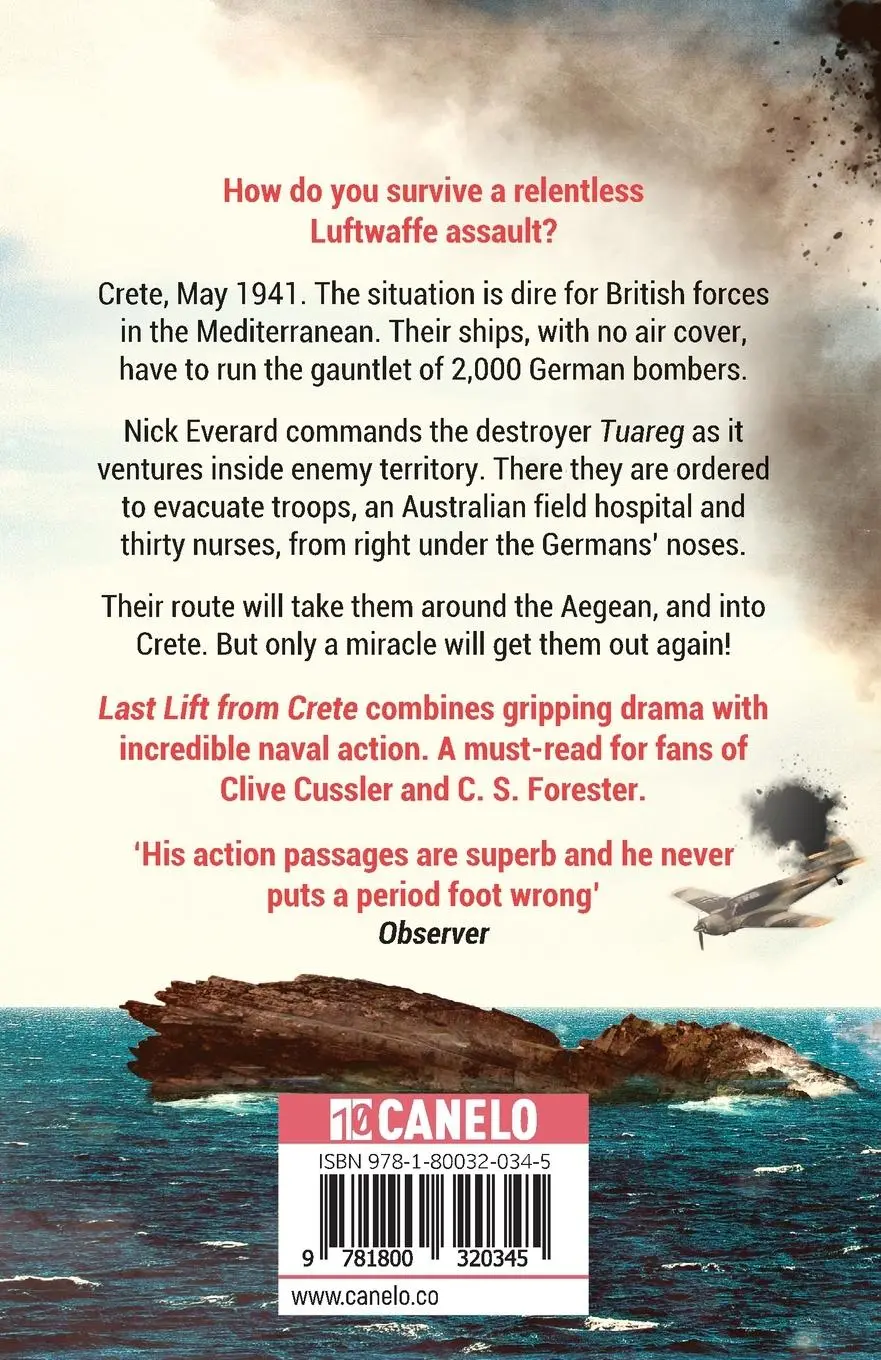 Rückseite: 9781800320345 | Last Lift from Crete | Alexander Fullerton | Taschenbuch | Englisch