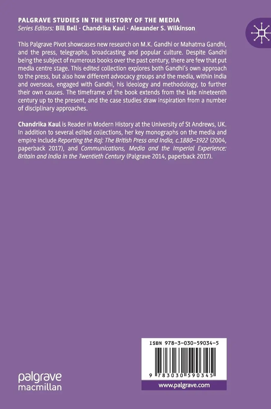 Rückseite: 9783030590345 | M.K. Gandhi, Media, Politics and Society | New Perspectives | Kaul