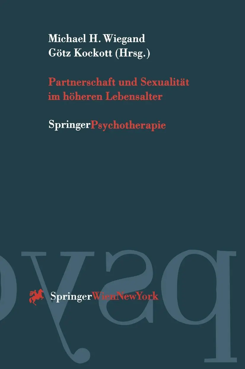 Cover: 9783211830345 | Partnerschaft und Sexualität im höheren Lebensalter | Kockott (u. a.)