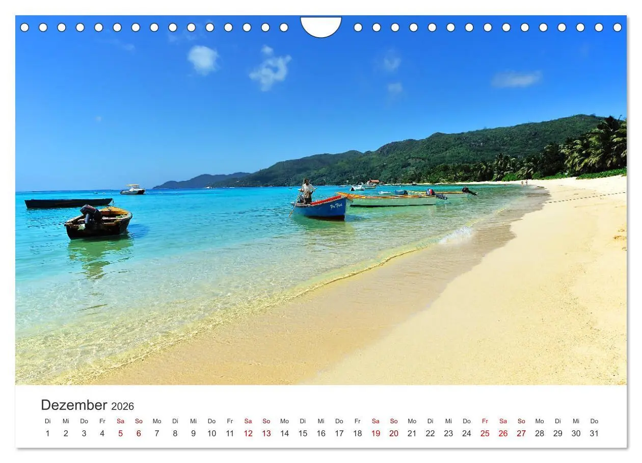 Bild: 9783457900345 | Traumstrände der Seychellen (Wandkalender 2026 DIN A4 quer),...