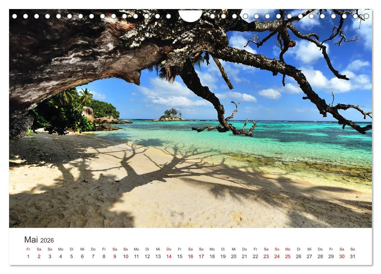 Bild: 9783457900345 | Traumstrände der Seychellen (Wandkalender 2026 DIN A4 quer),...