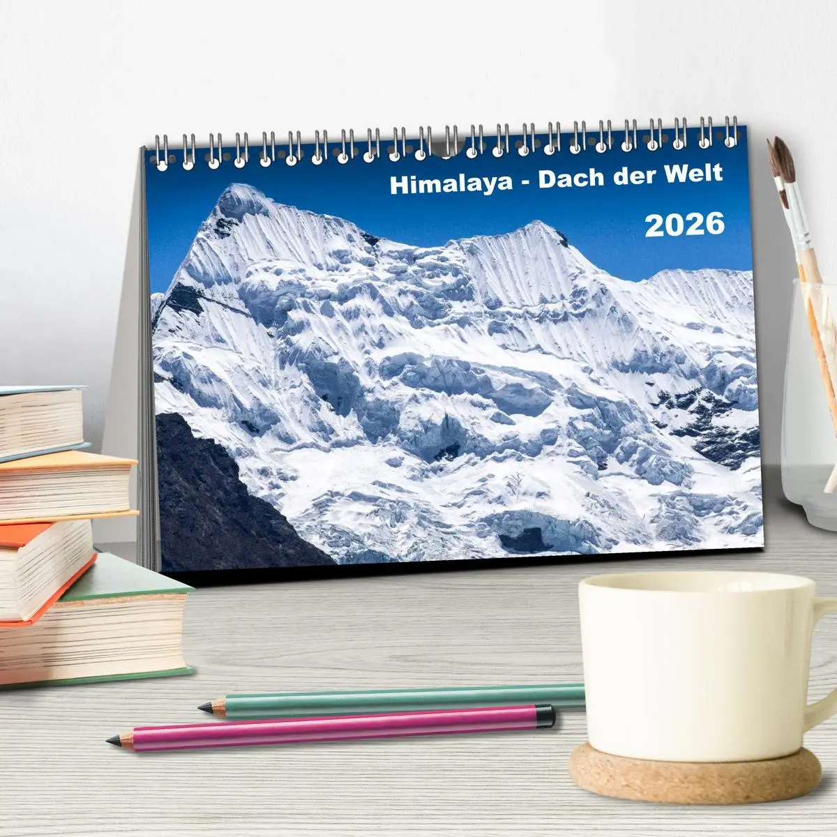 Bild: 9783516090345 | Himalaya - Dach der Welt (Tischkalender 2026 DIN A5 quer), CALVENDO...