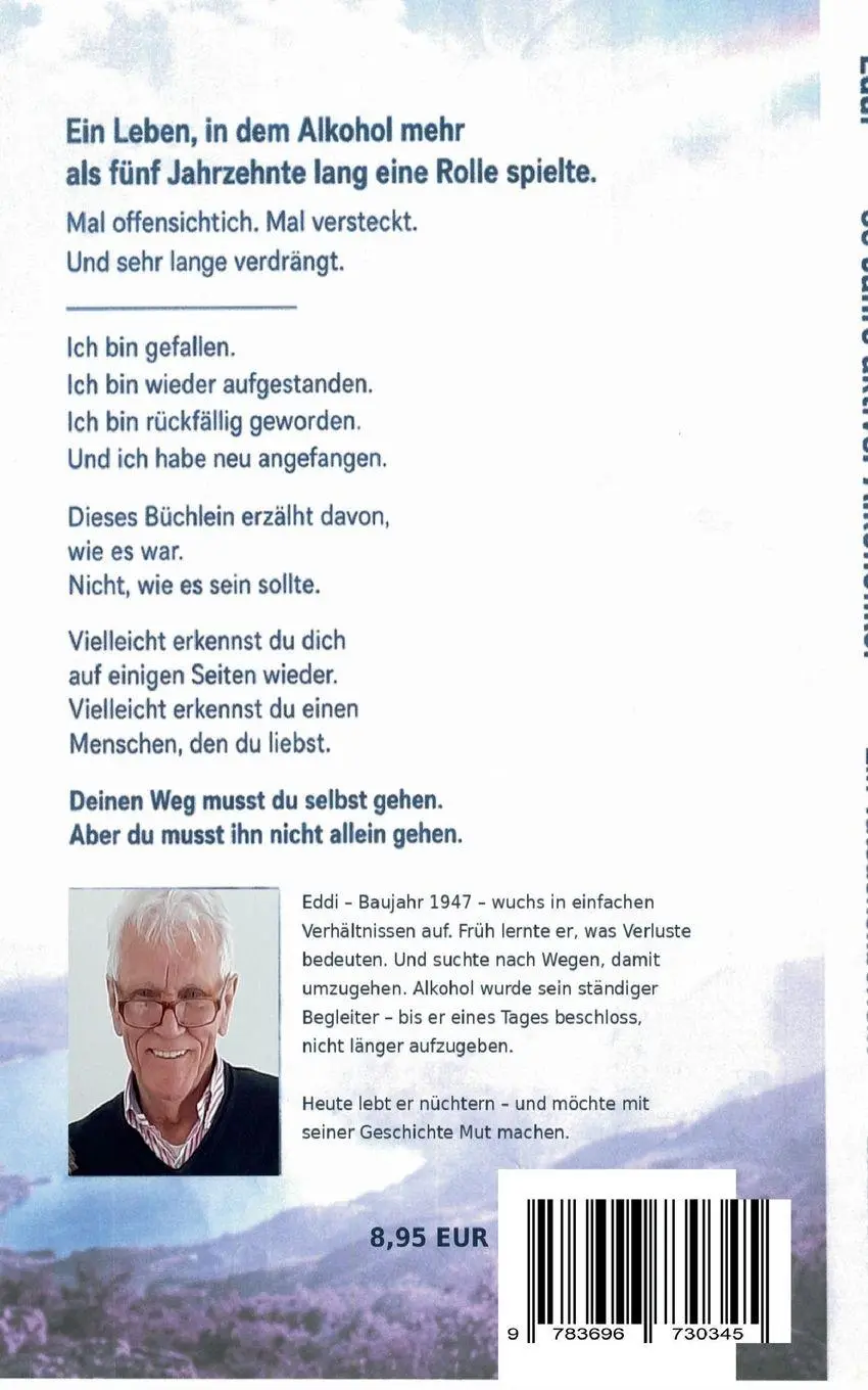 Rückseite: 9783696730345 | 50 Jahre aktiver Alkoholiker | Ein Tatsachenbericht | Eduard Krok