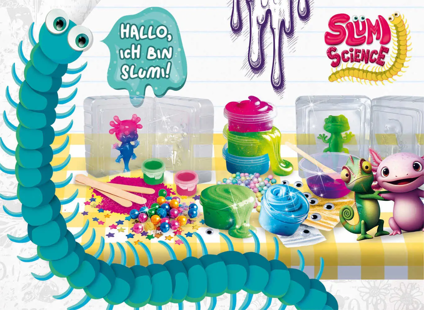 Bild: 8008324110445 | SLUMI SCIENCE SQUISH Schleim 2:1 | Kartonschachtel | DE110360 | 2025
