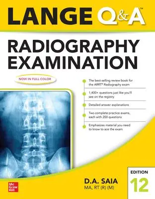 Cover: 9781260460445 | Lange Q &amp; A Radiography Examination 12e | D a Saia | Taschenbuch