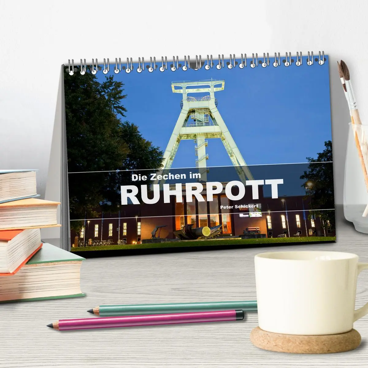 Bild: 9783457440445 | Die Zechen im Ruhrpott (Tischkalender 2026 DIN A5 quer), CALVENDO...