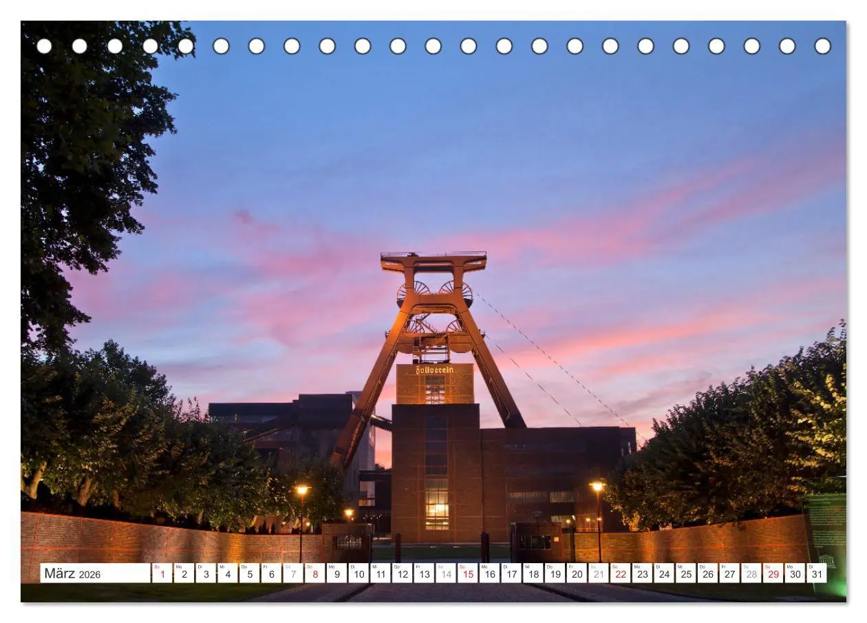 Bild: 9783457440445 | Die Zechen im Ruhrpott (Tischkalender 2026 DIN A5 quer), CALVENDO...