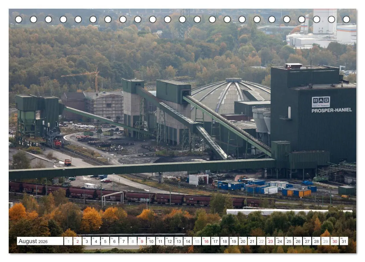 Bild: 9783457440445 | Die Zechen im Ruhrpott (Tischkalender 2026 DIN A5 quer), CALVENDO...