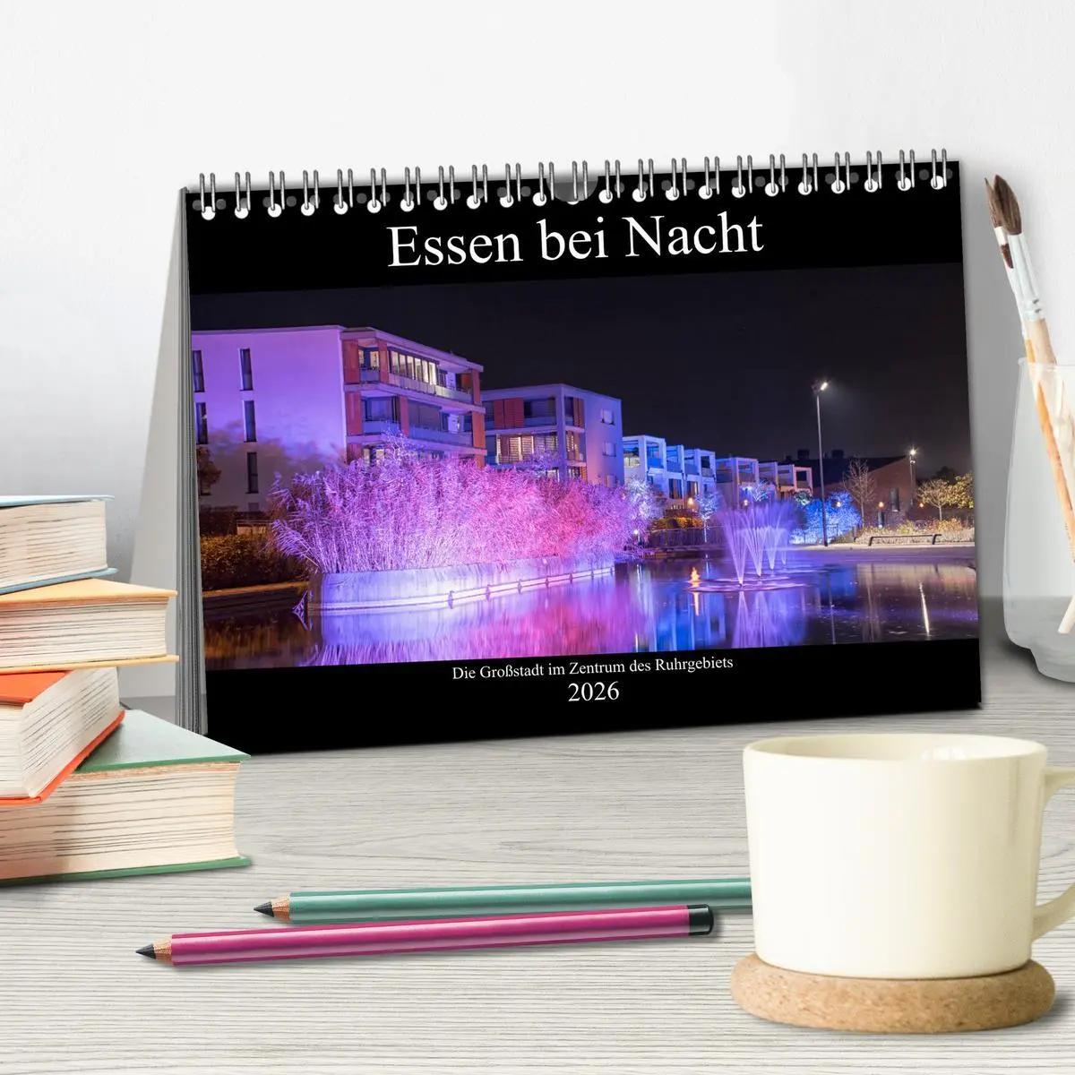 Bild: 9783457750445 | Essen bei Nacht (Tischkalender 2026 DIN A5 quer), CALVENDO...