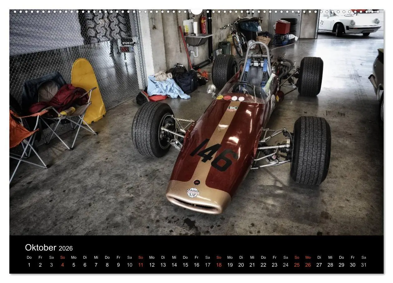 Bild: 9783516150445 | Raceday (hochwertiger Premium Wandkalender 2026 DIN A2 quer),...