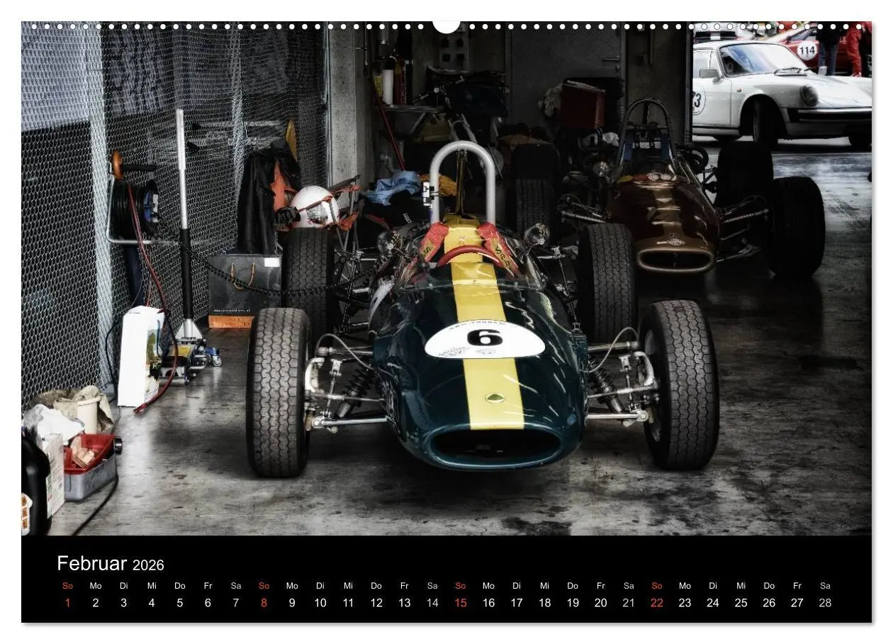 Bild: 9783516150445 | Raceday (hochwertiger Premium Wandkalender 2026 DIN A2 quer),...