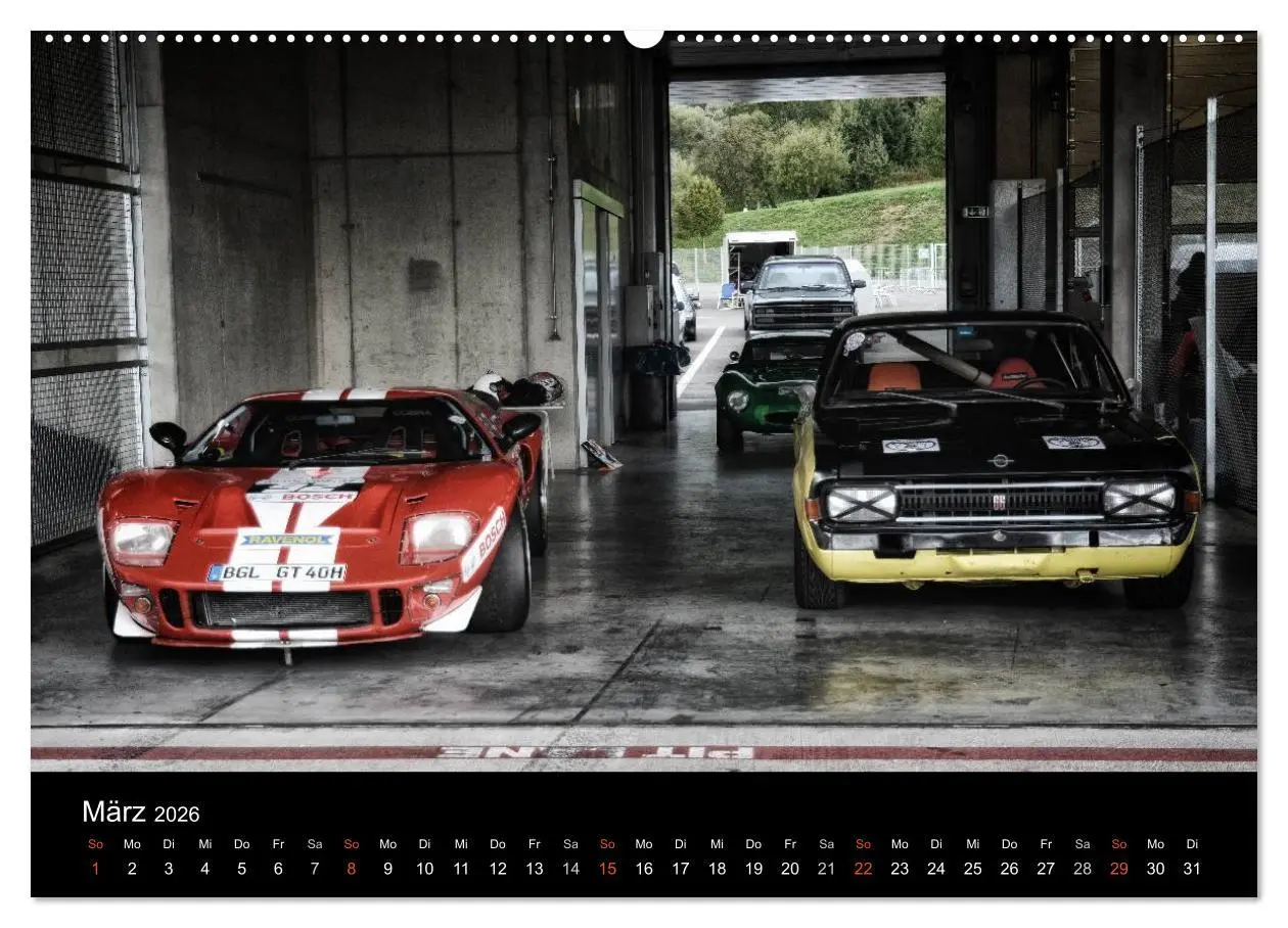 Bild: 9783516150445 | Raceday (hochwertiger Premium Wandkalender 2026 DIN A2 quer),...