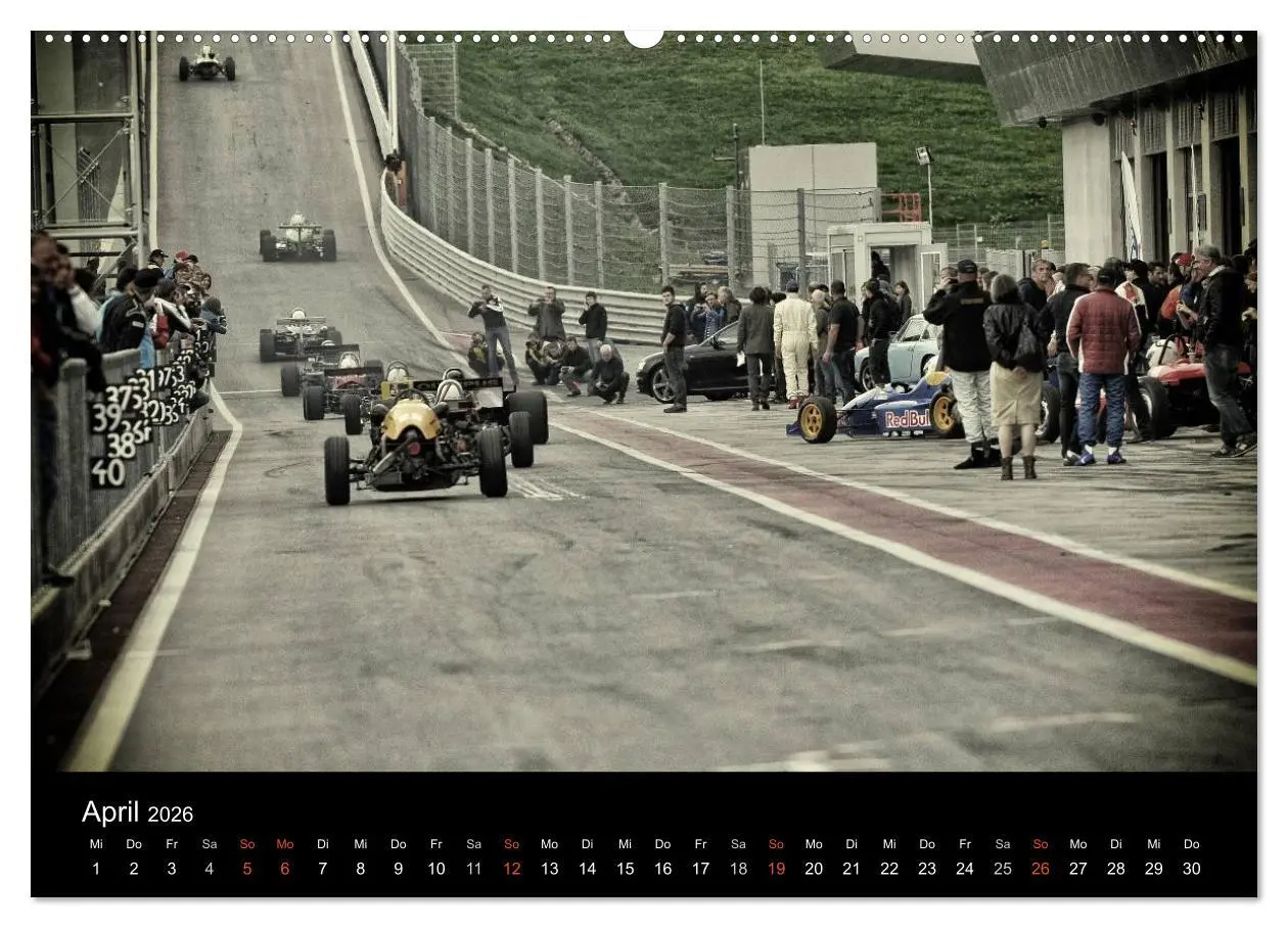 Bild: 9783516150445 | Raceday (hochwertiger Premium Wandkalender 2026 DIN A2 quer),...