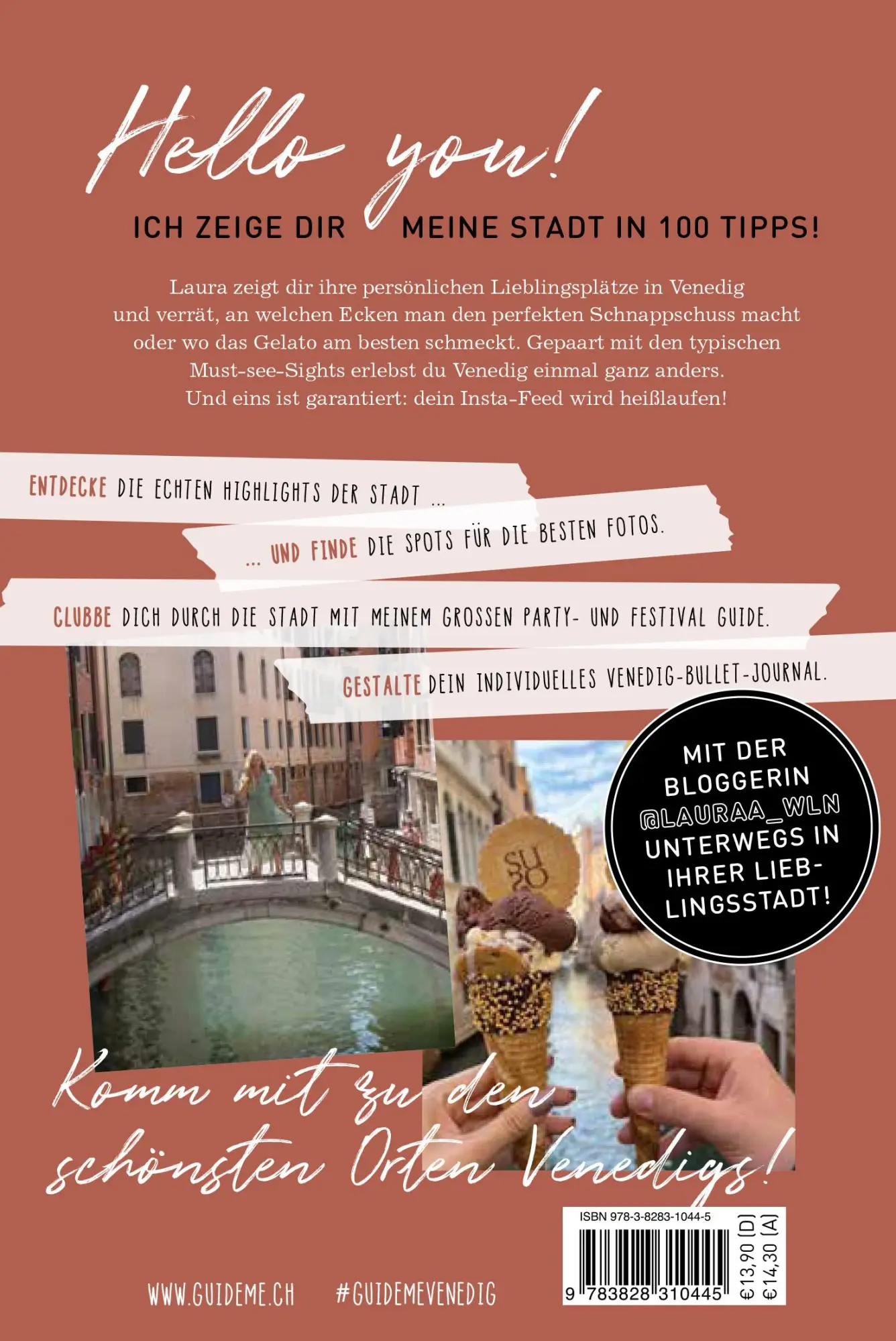 Rückseite: 9783828310445 | GuideMe Reiseführer Venedig | Laura Haase (u. a.) | Taschenbuch | 2023