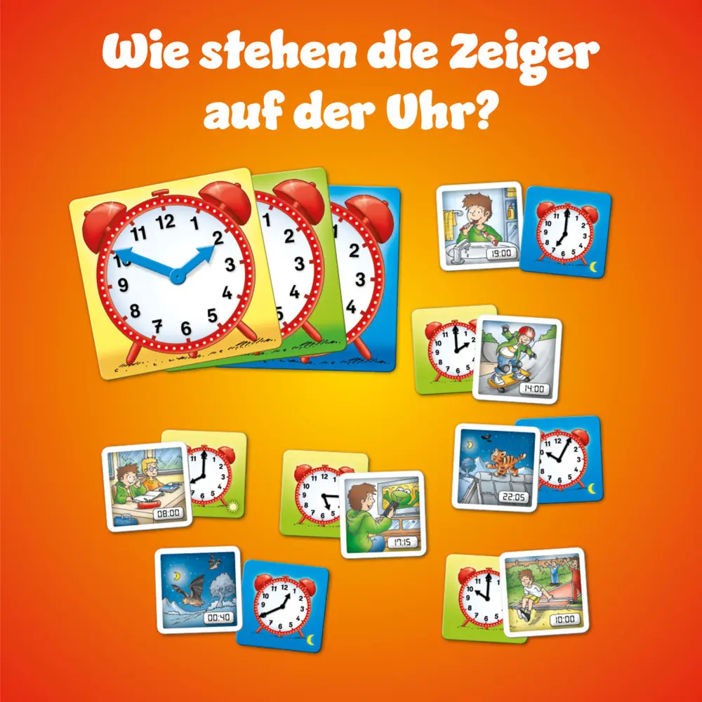 Bild: 4002051710545 | Kennst du die Uhr? (Kinderspiel) | Merkspass rund um die Uhr | Spiel