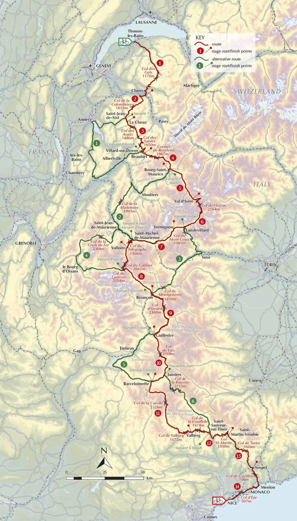 Bild: 9781786310545 | Cycling the Route Des Grandes Alpes | Giles Belbin | Taschenbuch