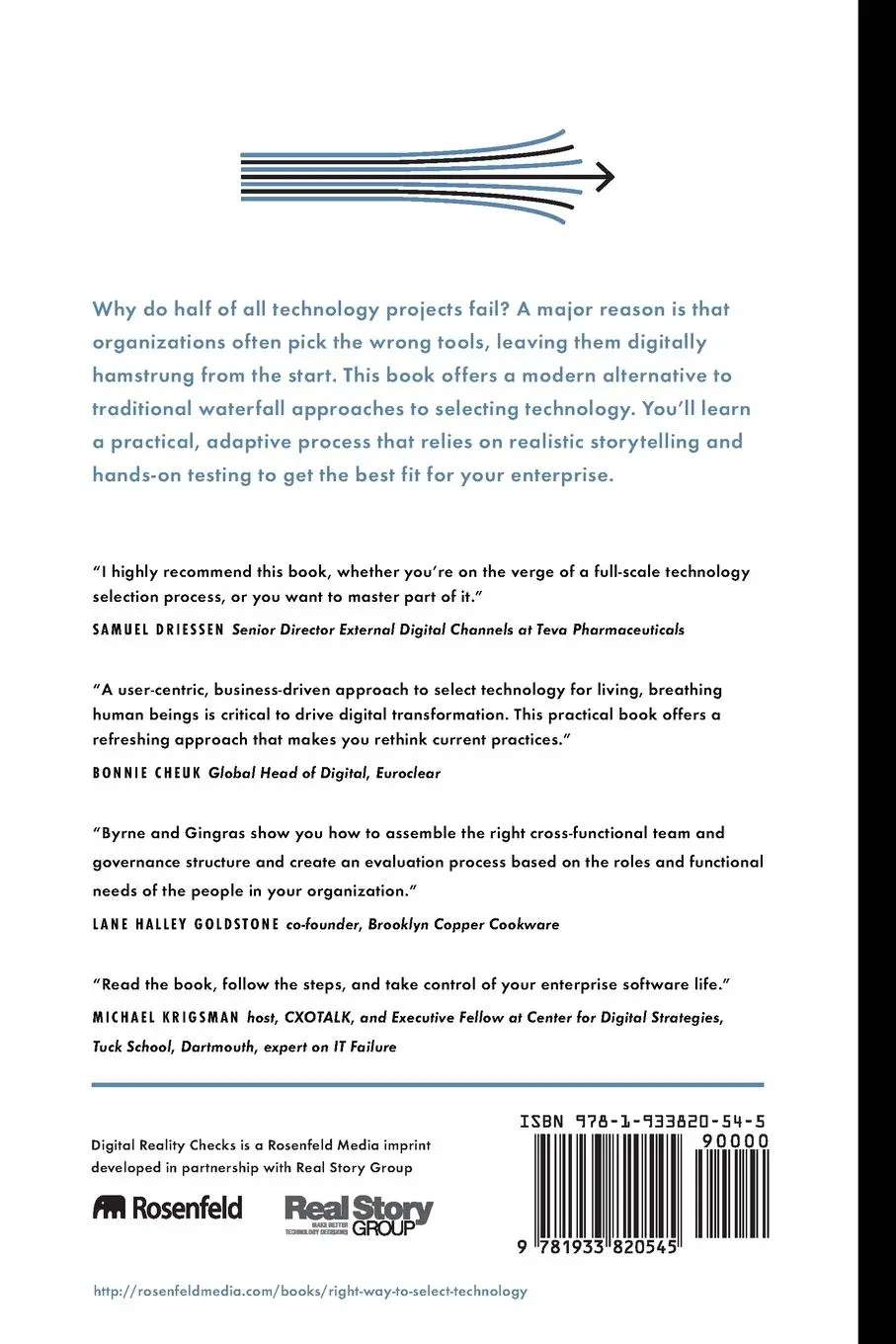 Rückseite: 9781933820545 | The Right Way to Select Technology | Tony Byrne (u. a.) | Taschenbuch