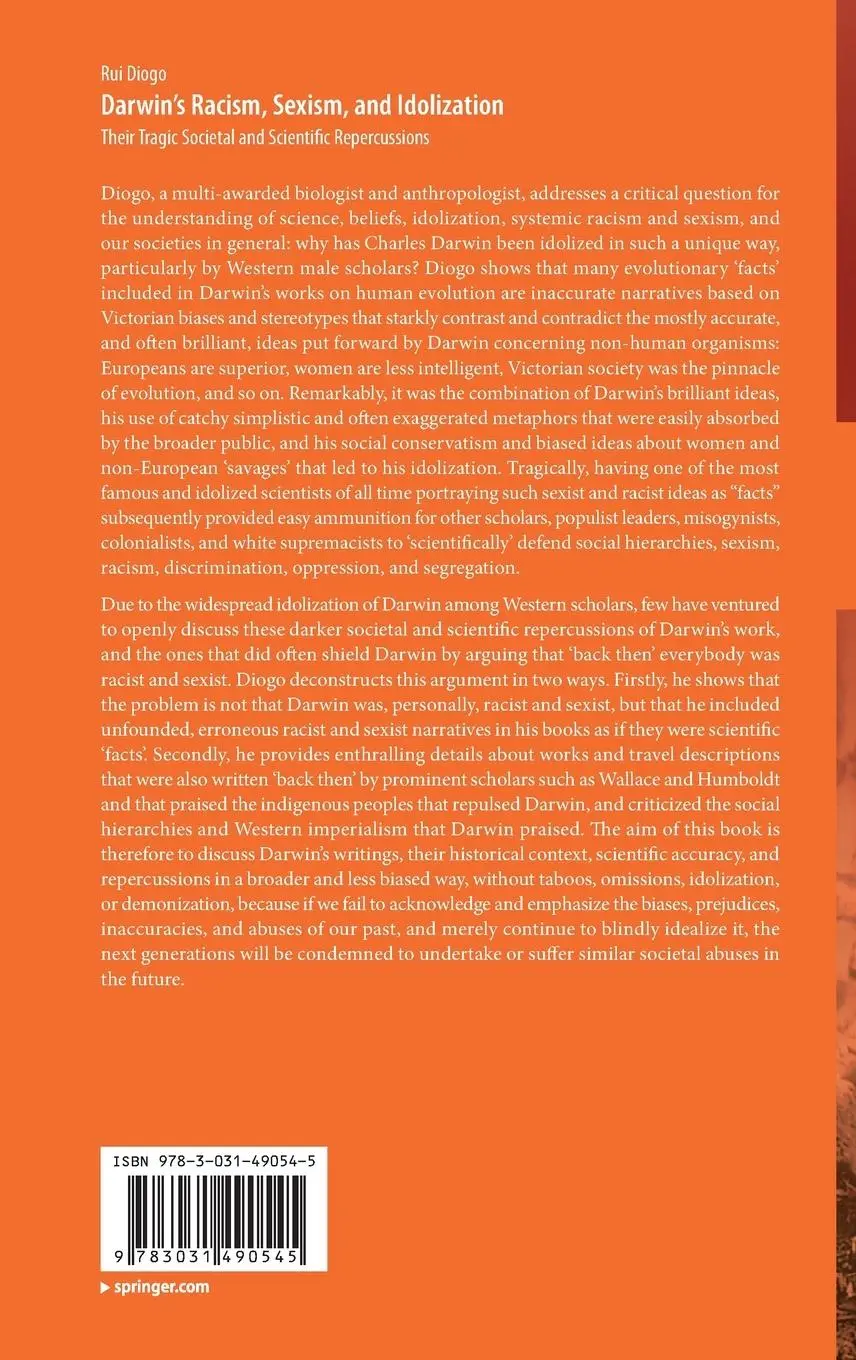 Rückseite: 9783031490545 | Darwin's Racism, Sexism, and Idolization | Rui Diogo | Buch | xxii