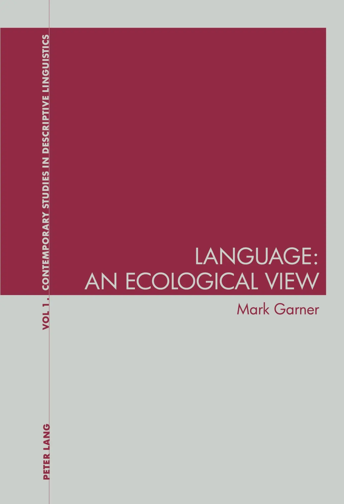 Cover: 9783039100545 | Language: An Ecological View | Mark Garner | Taschenbuch | Englisch