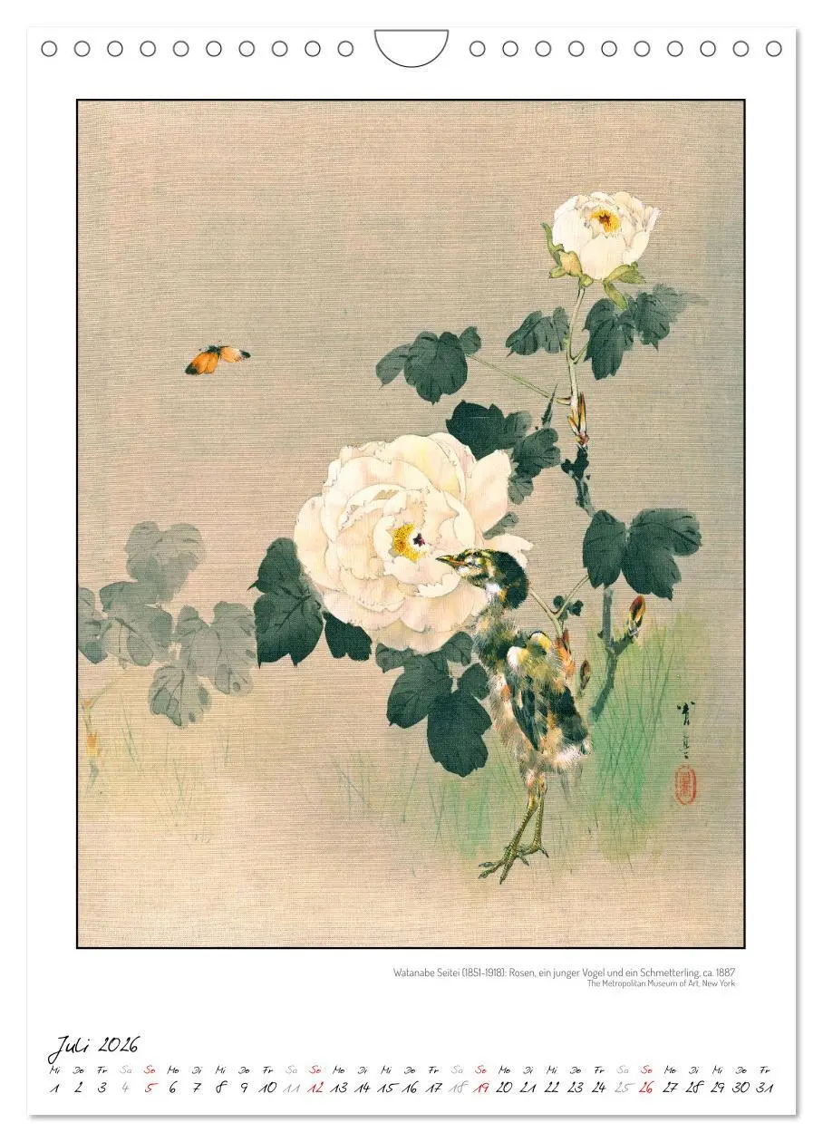 Bild: 9783457290545 | Watanabe Seitei - Japanische Tuschmalerei (Wandkalender 2026 DIN A4...