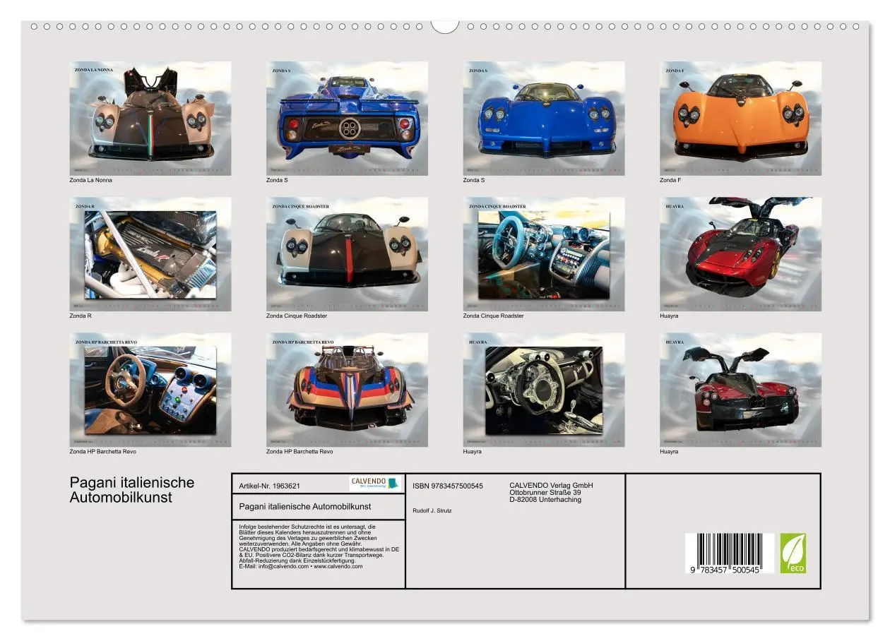 Bild: 9783457500545 | Pagani italienische Automobilkunst (hochwertiger Premium...