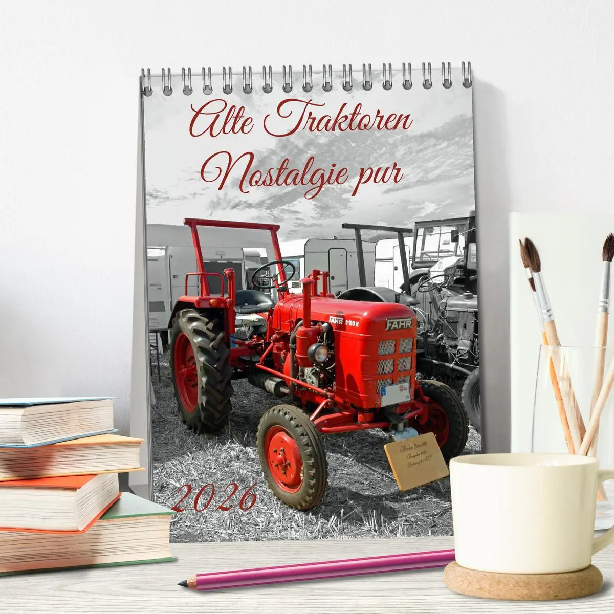 Bild: 9783516380545 | Alte Traktoren Nostalgie pur (Tischkalender 2026 DIN A5 hoch),...