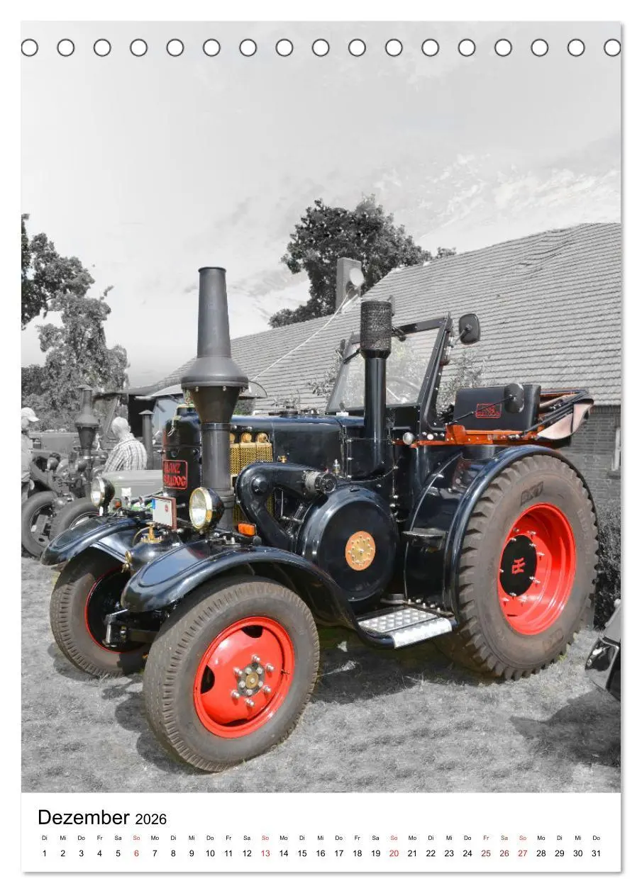 Bild: 9783516380545 | Alte Traktoren Nostalgie pur (Tischkalender 2026 DIN A5 hoch),...