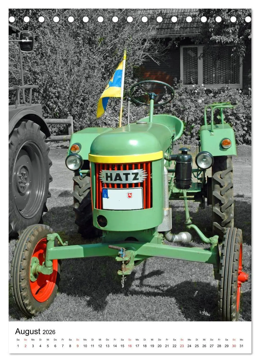 Bild: 9783516380545 | Alte Traktoren Nostalgie pur (Tischkalender 2026 DIN A5 hoch),...