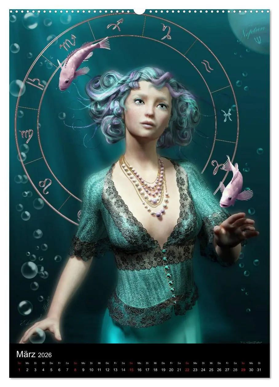 Bild: 9783516450545 | Unter Sternen geboren - Fantasy Tierkreis im Zeichen der Frau...
