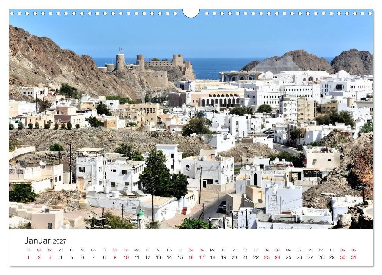 Bild: 9783569850545 | Sultanat Oman - Land des Orients (Wandkalender 2027 DIN A3 quer),...