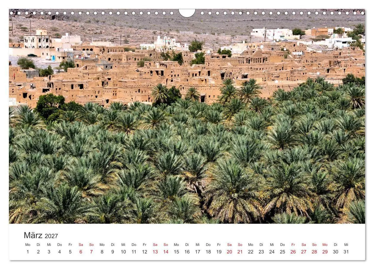 Bild: 9783569850545 | Sultanat Oman - Land des Orients (Wandkalender 2027 DIN A3 quer),...