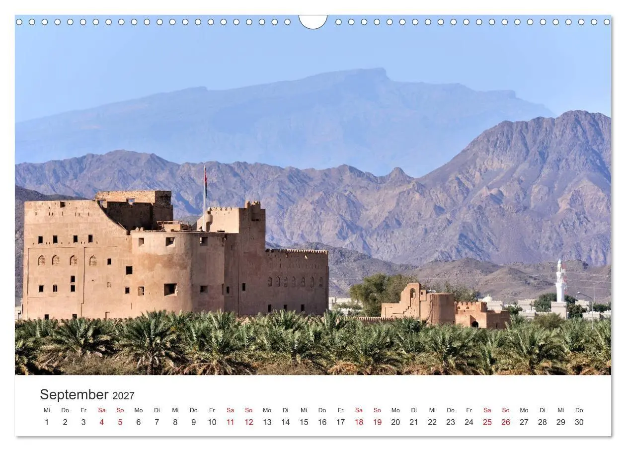 Bild: 9783569850545 | Sultanat Oman - Land des Orients (Wandkalender 2027 DIN A3 quer),...