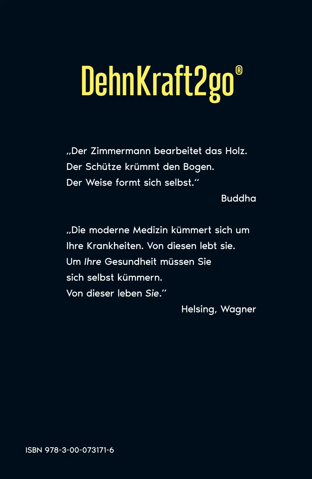 Rückseite: 9783991590545 | DehnKraft2go | Markus Rachl (u. a.) | Taschenbuch | 266 S. | Deutsch