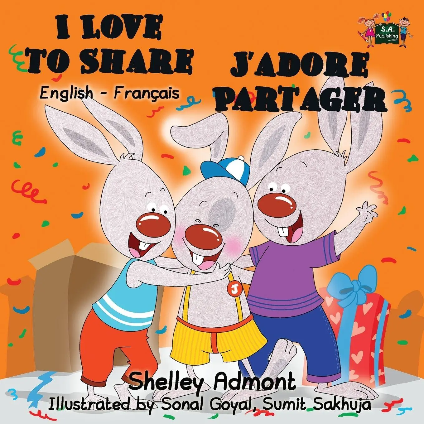 Cover: 9781772680645 | I Love to Share J'adore Partager | English French Bilingual Edition