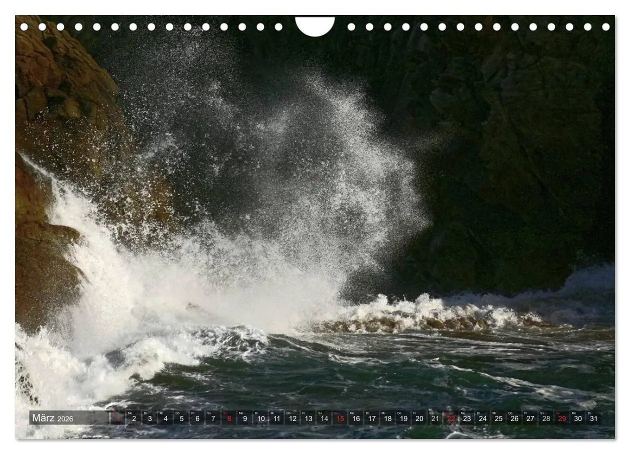 Bild: 9783457970645 | Fels in der Brandung (Wandkalender 2026 DIN A4 quer), CALVENDO...