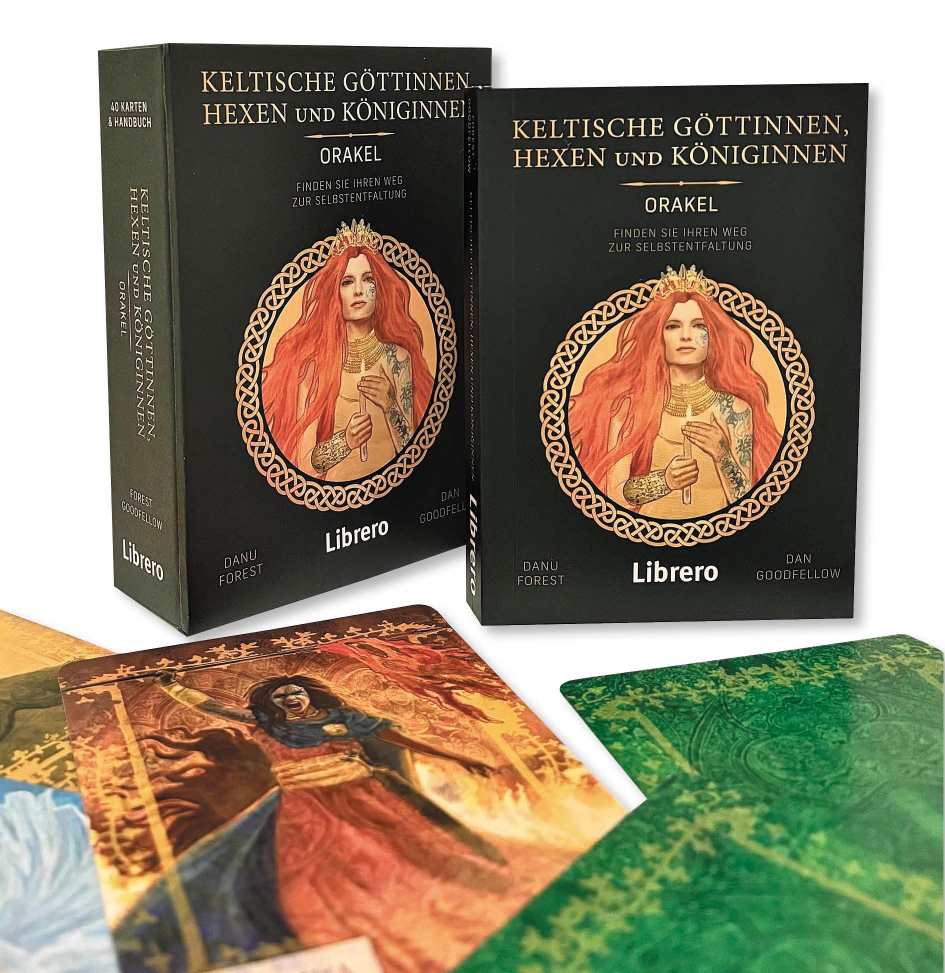 Cover: 9789464990645 | Keltische Göttinnen, Hexen und Königinnen Orakel | Danu Forest (u. a.)