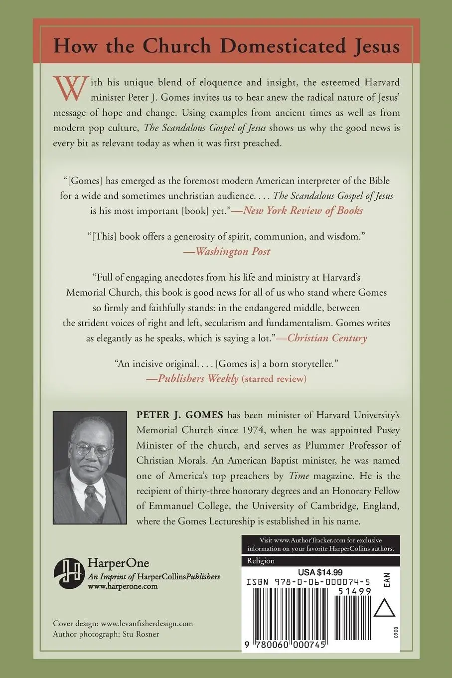 Rückseite: 9780060000745 | The Scandalous Gospel of Jesus | What's So Good about the Good News?