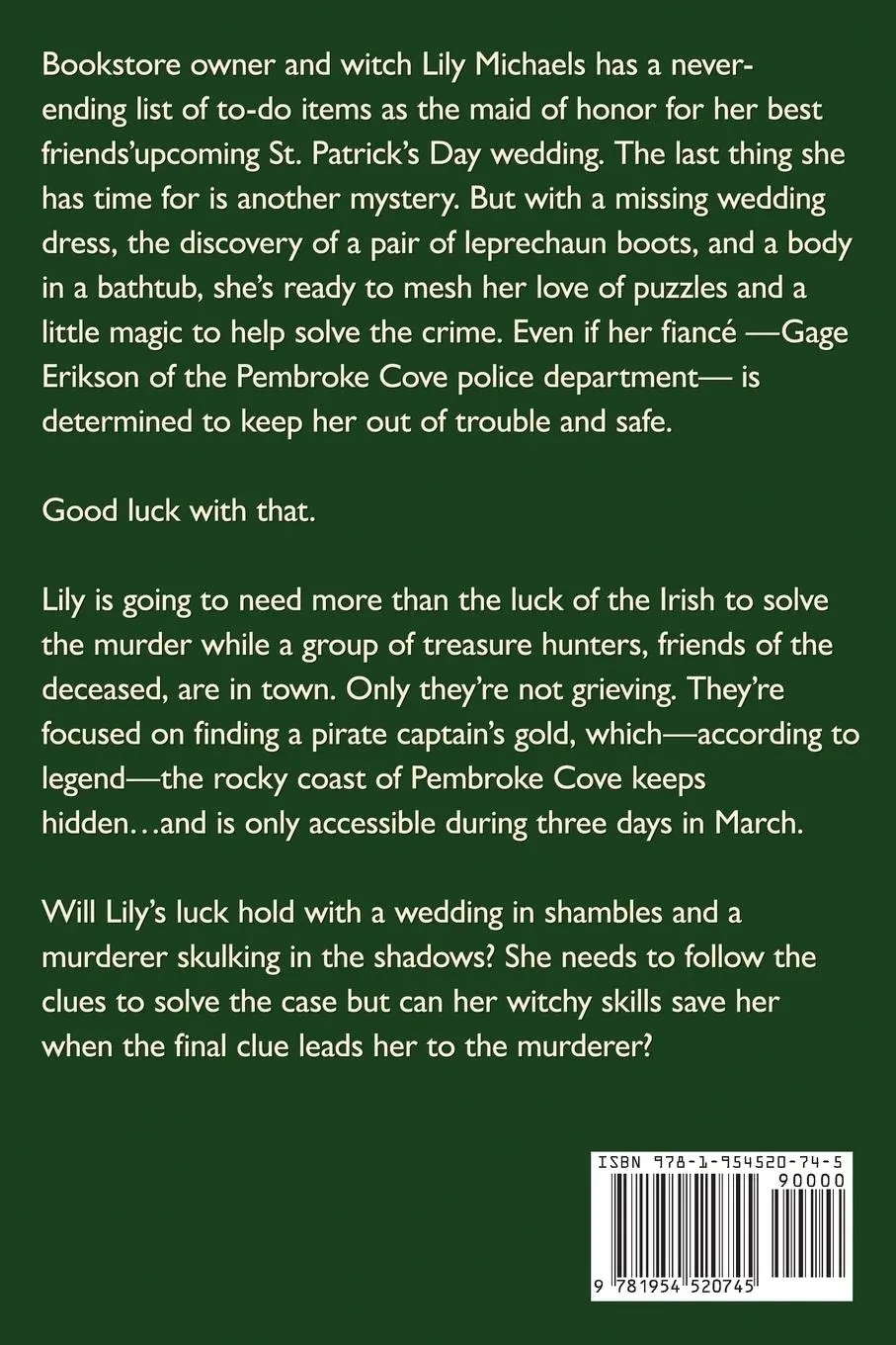 Rückseite: 9781954520745 | Leprechauns &amp; Larceny - LP | A Paranormal Witch Cozy Mystery | Race