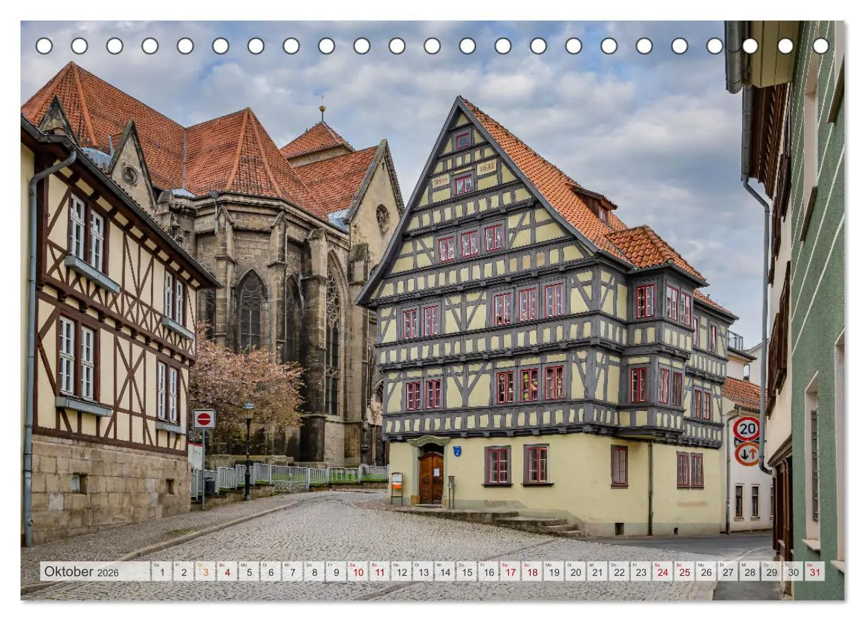 Bild: 9783457410745 | Arnstadt Impressionen (Tischkalender 2026 DIN A5 quer), CALVENDO...