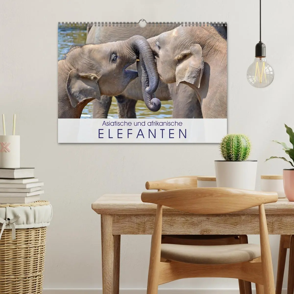 Bild: 9783457960745 | Asiatische und afrikanische Elefanten (Wandkalender 2026 DIN A3...