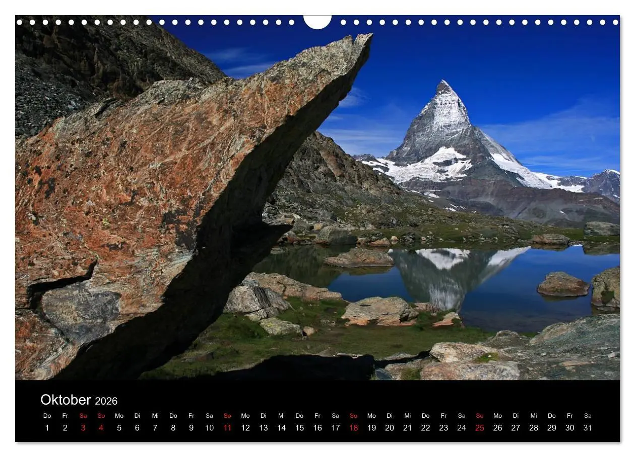 Bild: 9783516120745 | Zauber der Berge Zermatt und das Matterhorn (Wandkalender 2026 DIN...