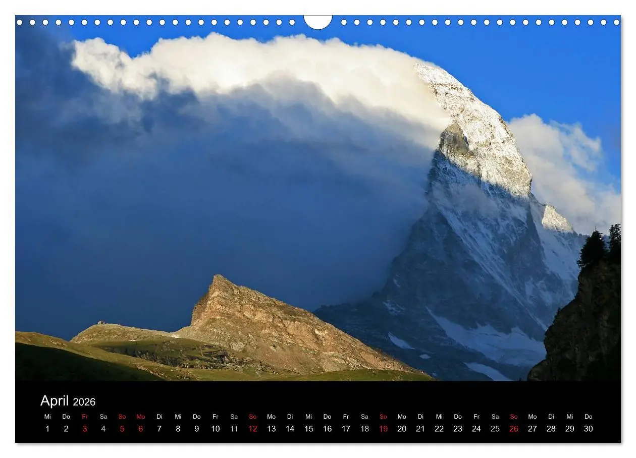 Bild: 9783516120745 | Zauber der Berge Zermatt und das Matterhorn (Wandkalender 2026 DIN...
