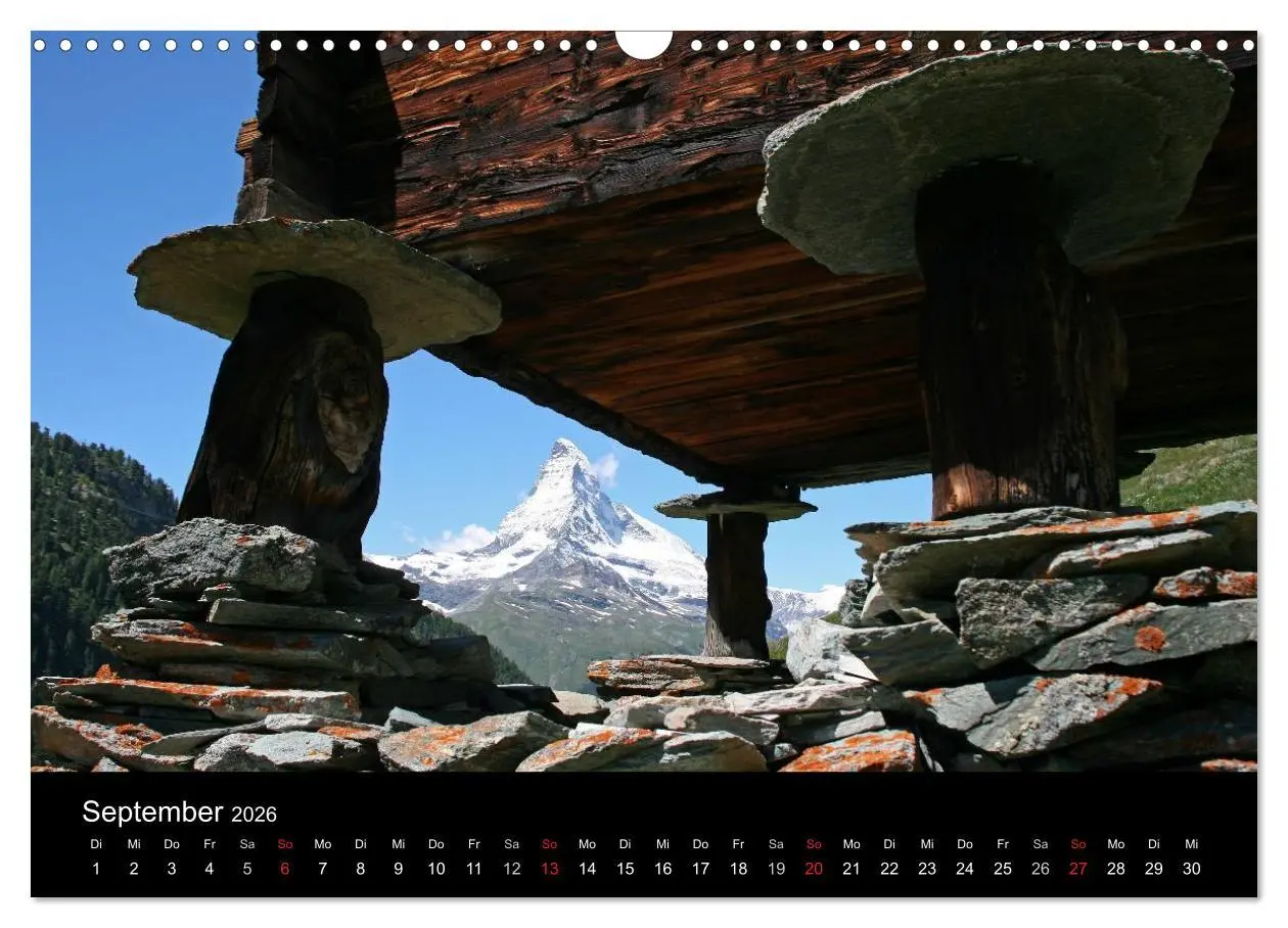 Bild: 9783516120745 | Zauber der Berge Zermatt und das Matterhorn (Wandkalender 2026 DIN...