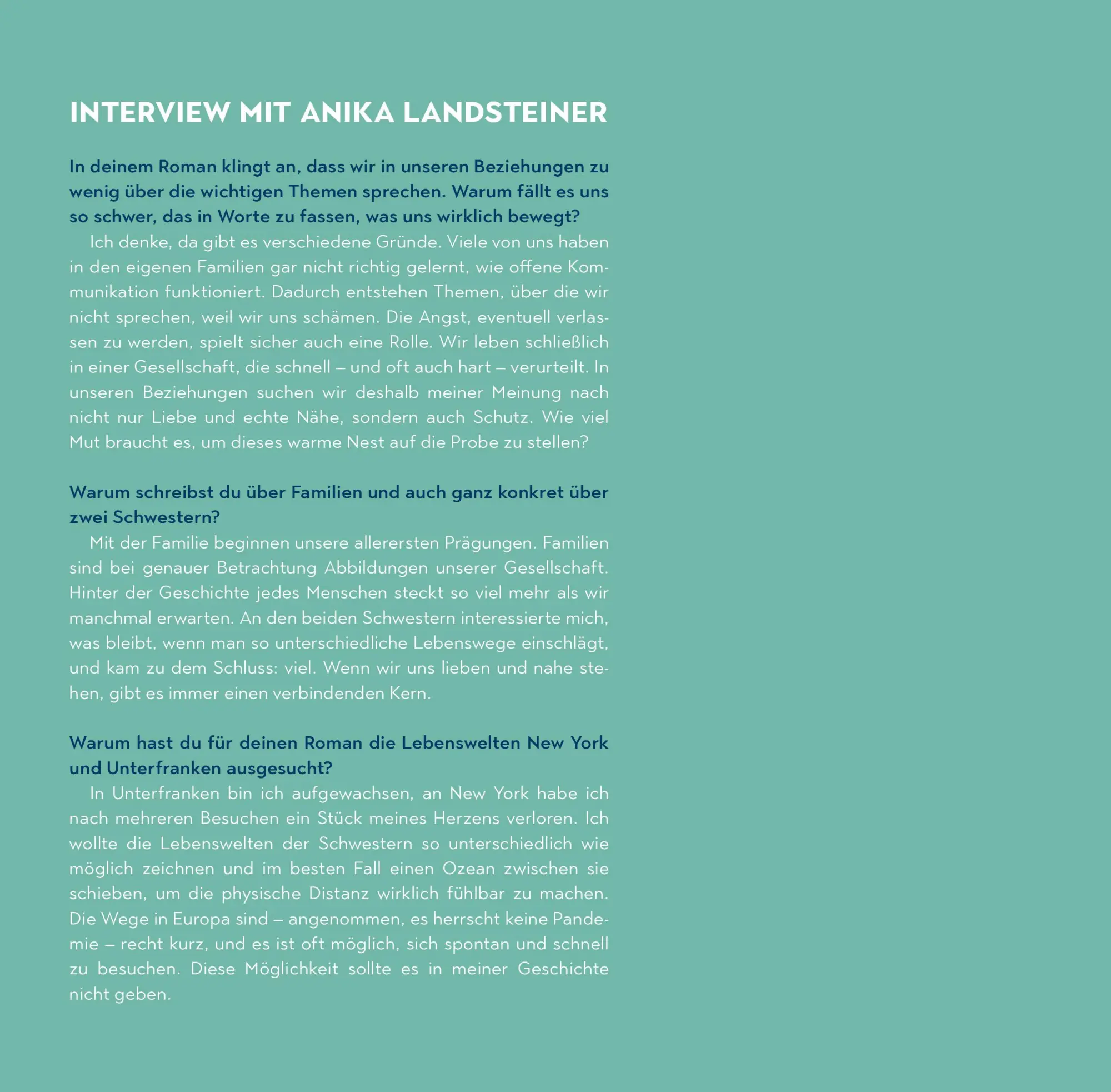 Bild: 9783810530745 | So wie du mich kennst | Roman | Anika Landsteiner | Taschenbuch | 2021