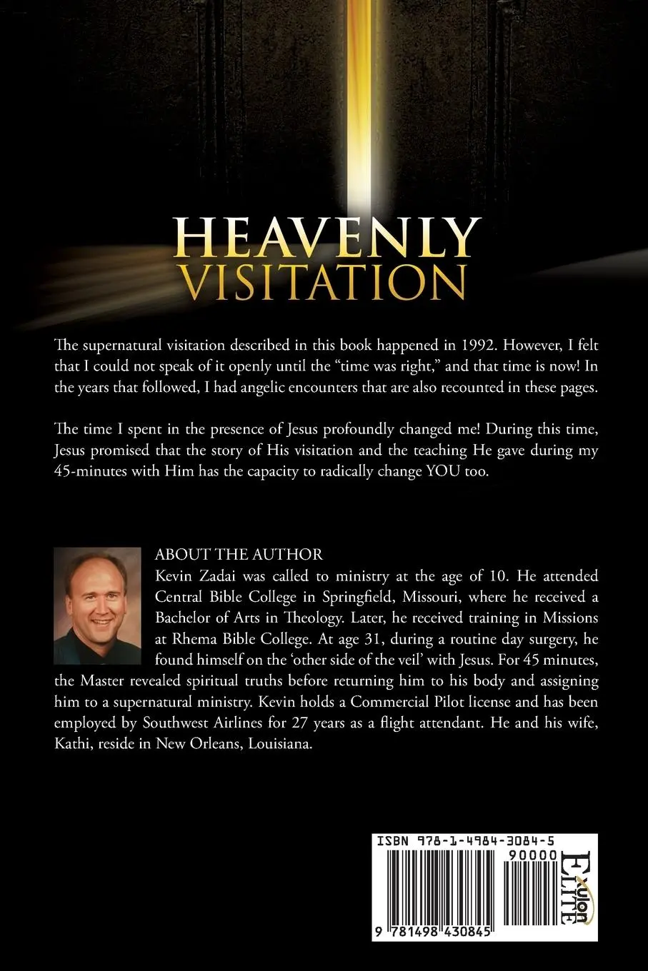 Rückseite: 9781498430845 | Heavenly Visitation | Kevin L Zadai | Taschenbuch | Englisch | 2015